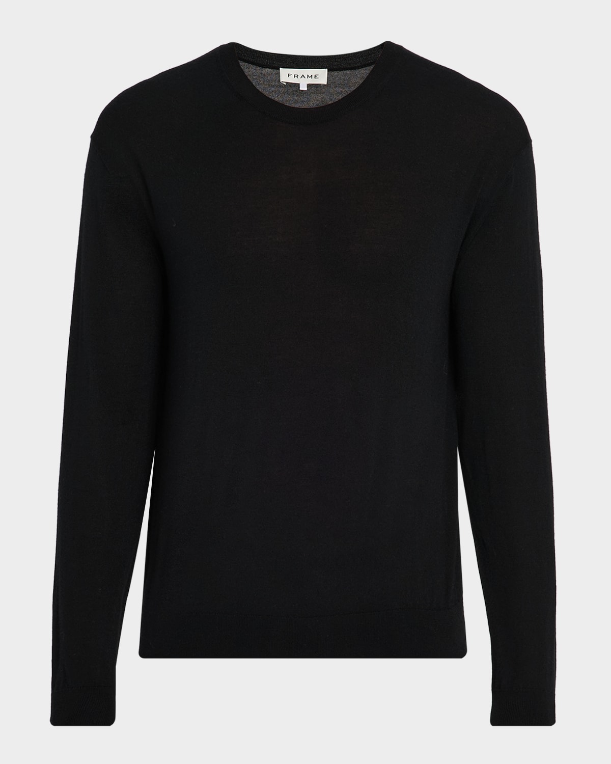 Men's Superfine Wool and Cashmere Crewneck Sweater