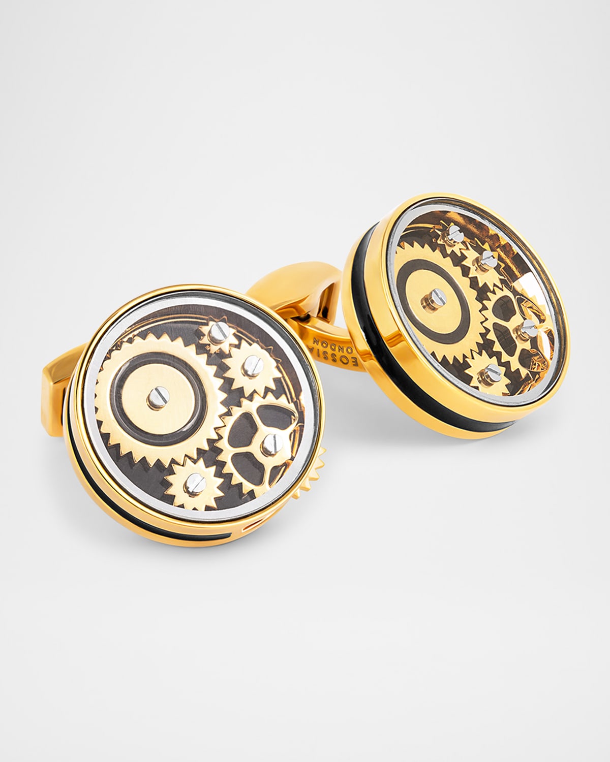 Men's Spinning Gear Carousel Cufflinks