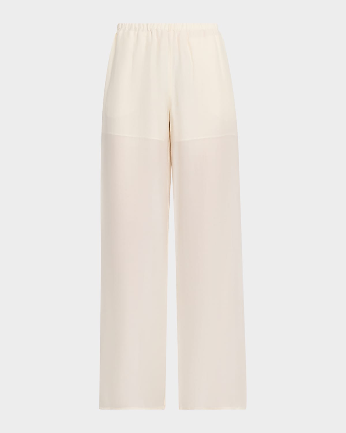 Akyn Studio Teagan Sheer Loose Trousers In Neutral