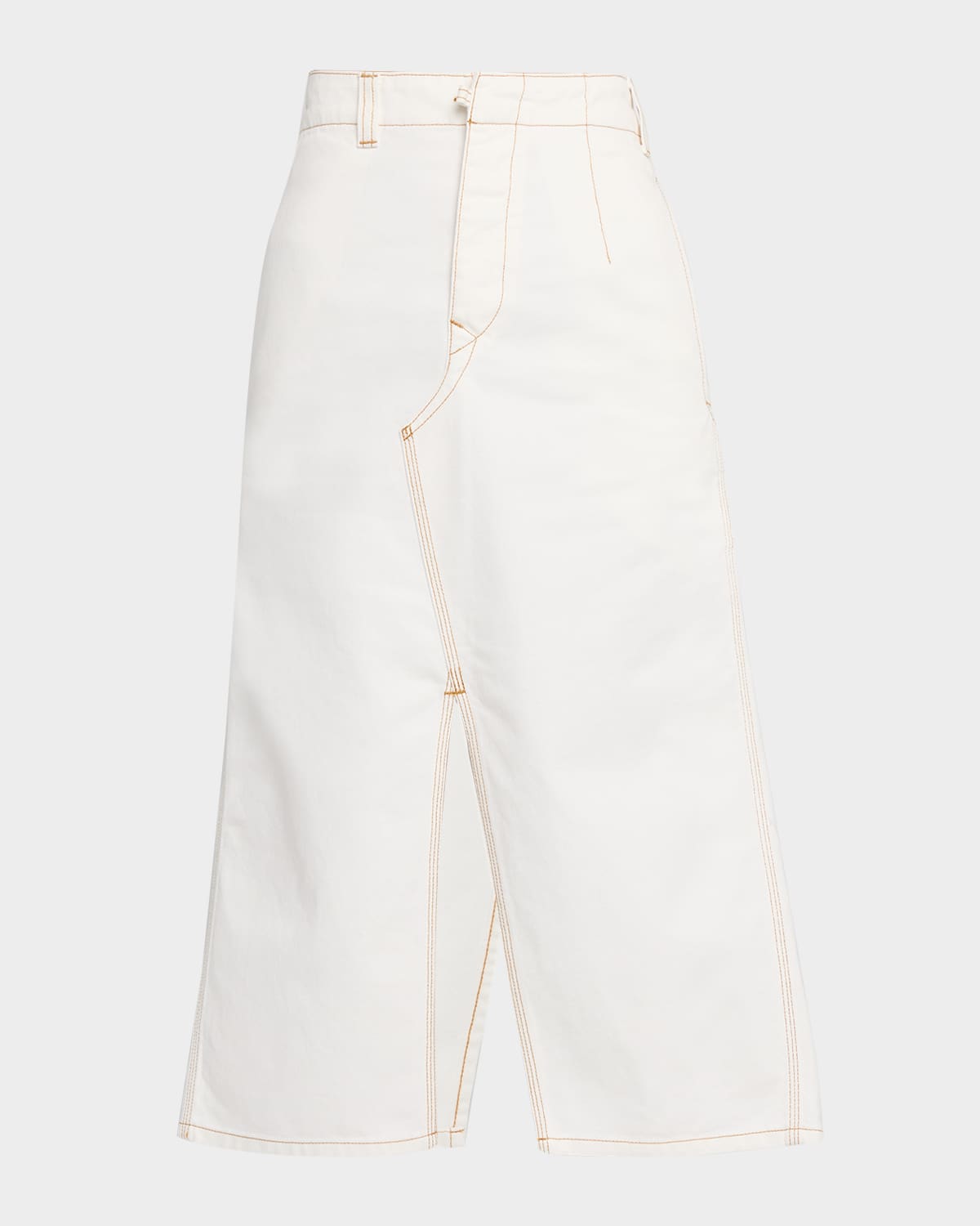 Victoria Beckham Asymmetric Utility Midi Skirt