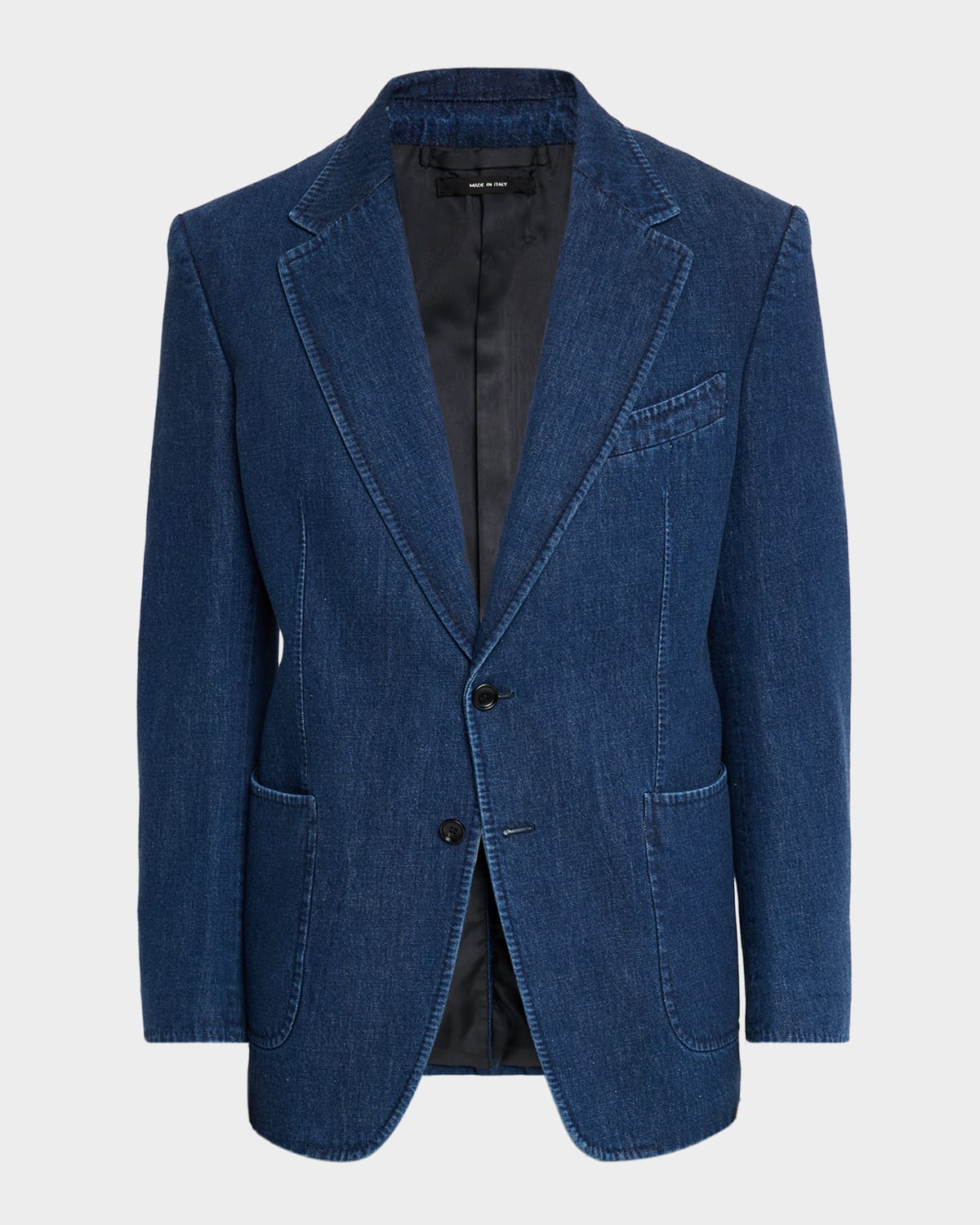 Tom Ford Men's Shelton Light Washed Denim Sport Coat In Blue