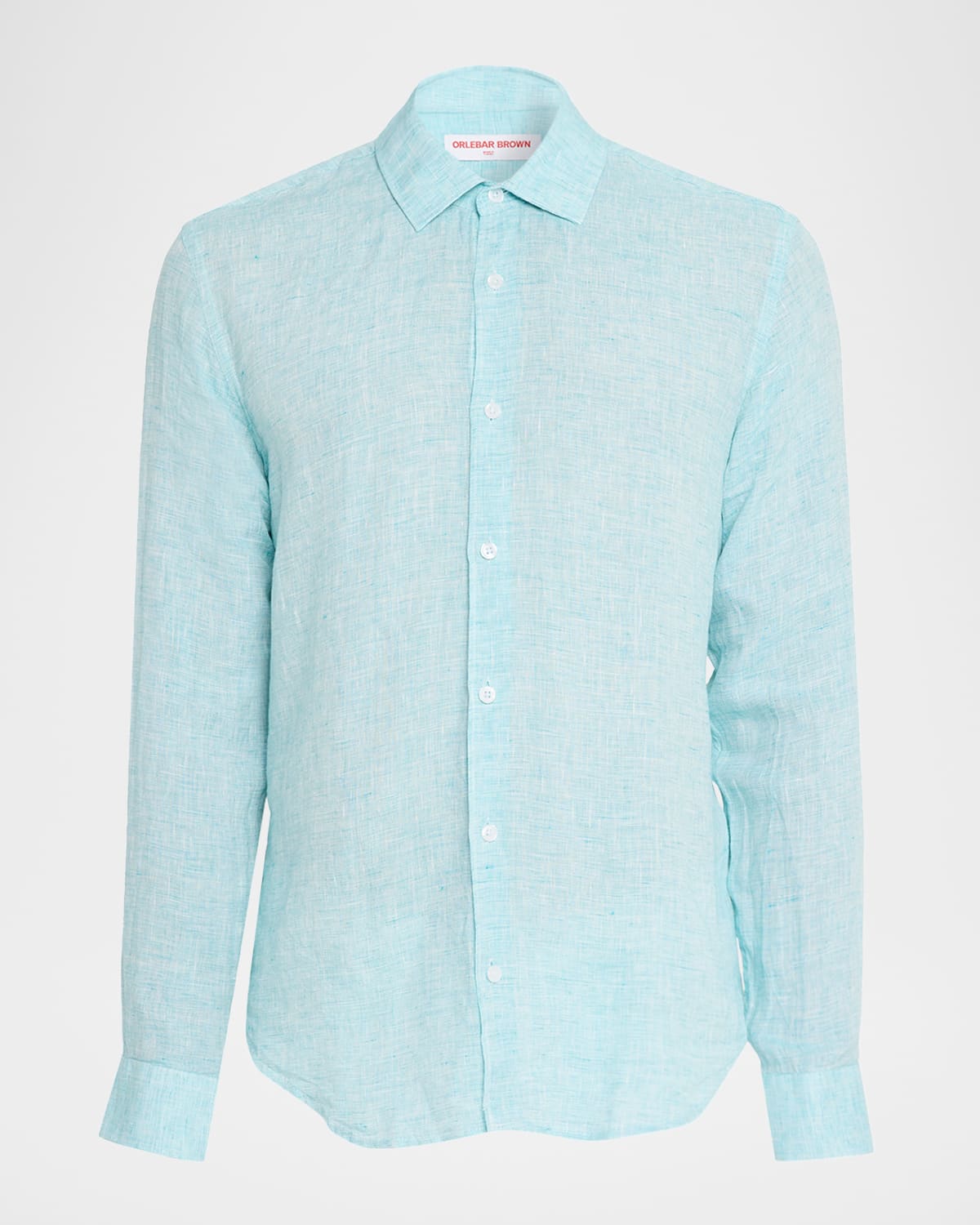 Men's Giles Linen Tailored-Fit Button-Down Shirt