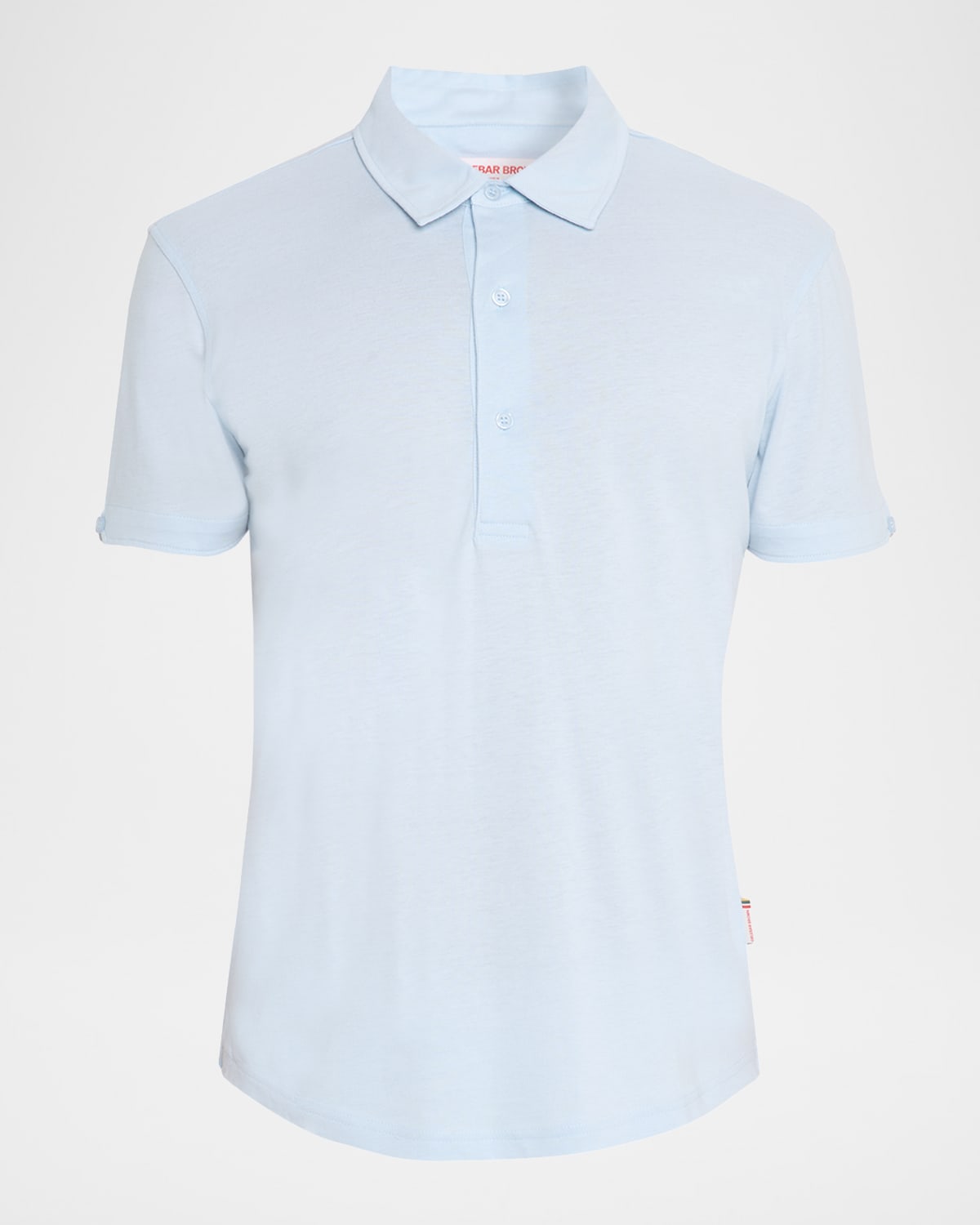 Men's Sebastian Tailored Fit Cotton and Silk Polo Shirt