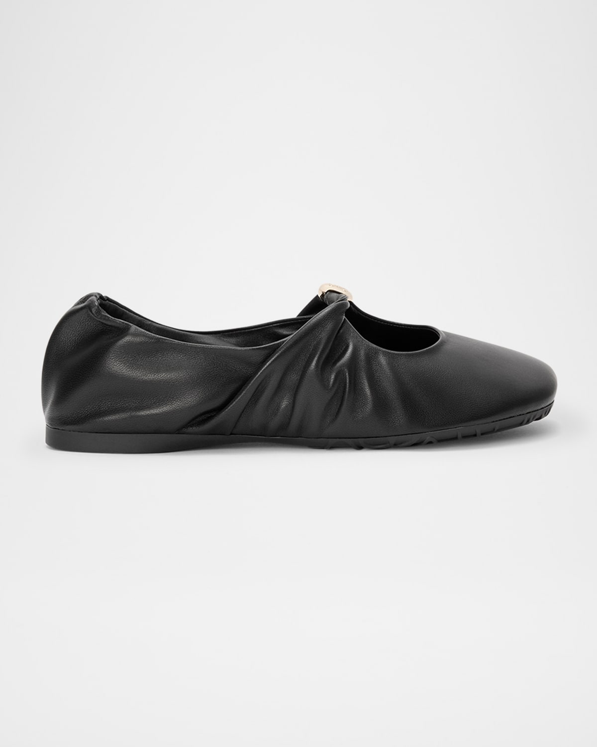 Loewe Pebble Soft Leather Ballerina Flats