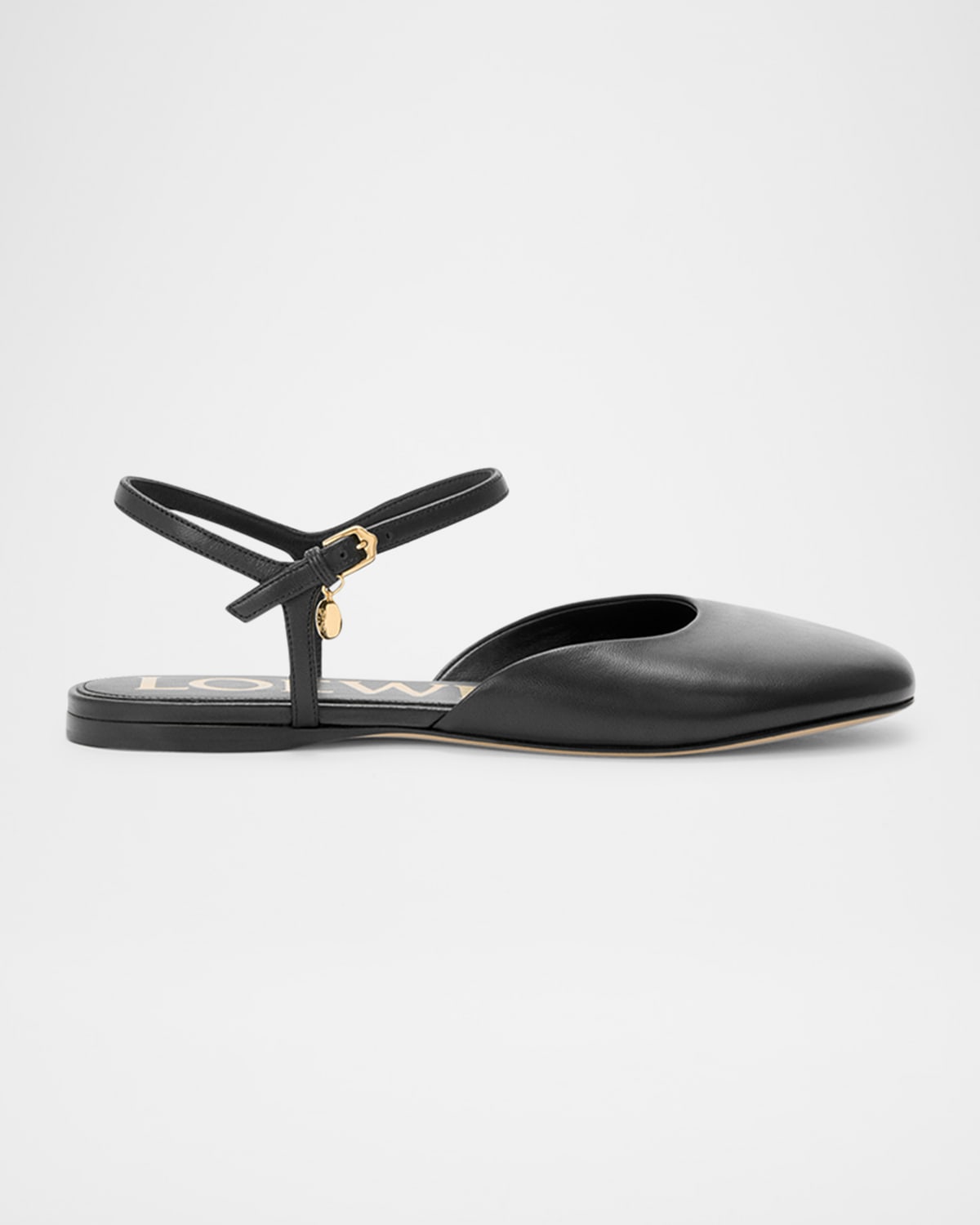 Loewe Toy Ankle-strap Ballerina Flats