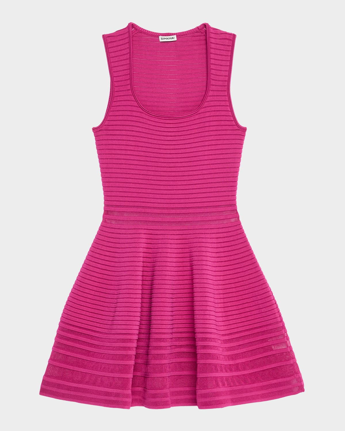 Lottie Stripe Illusion Mini Dress