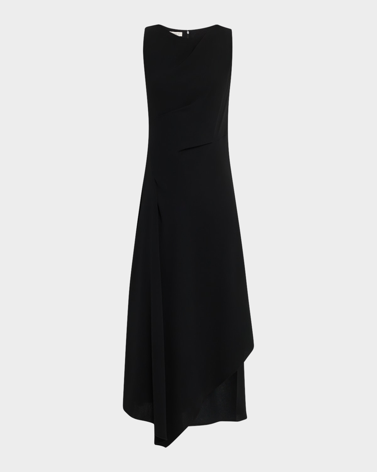 Lafayette 148 New York Asymmetric Finesse Crepe Dress