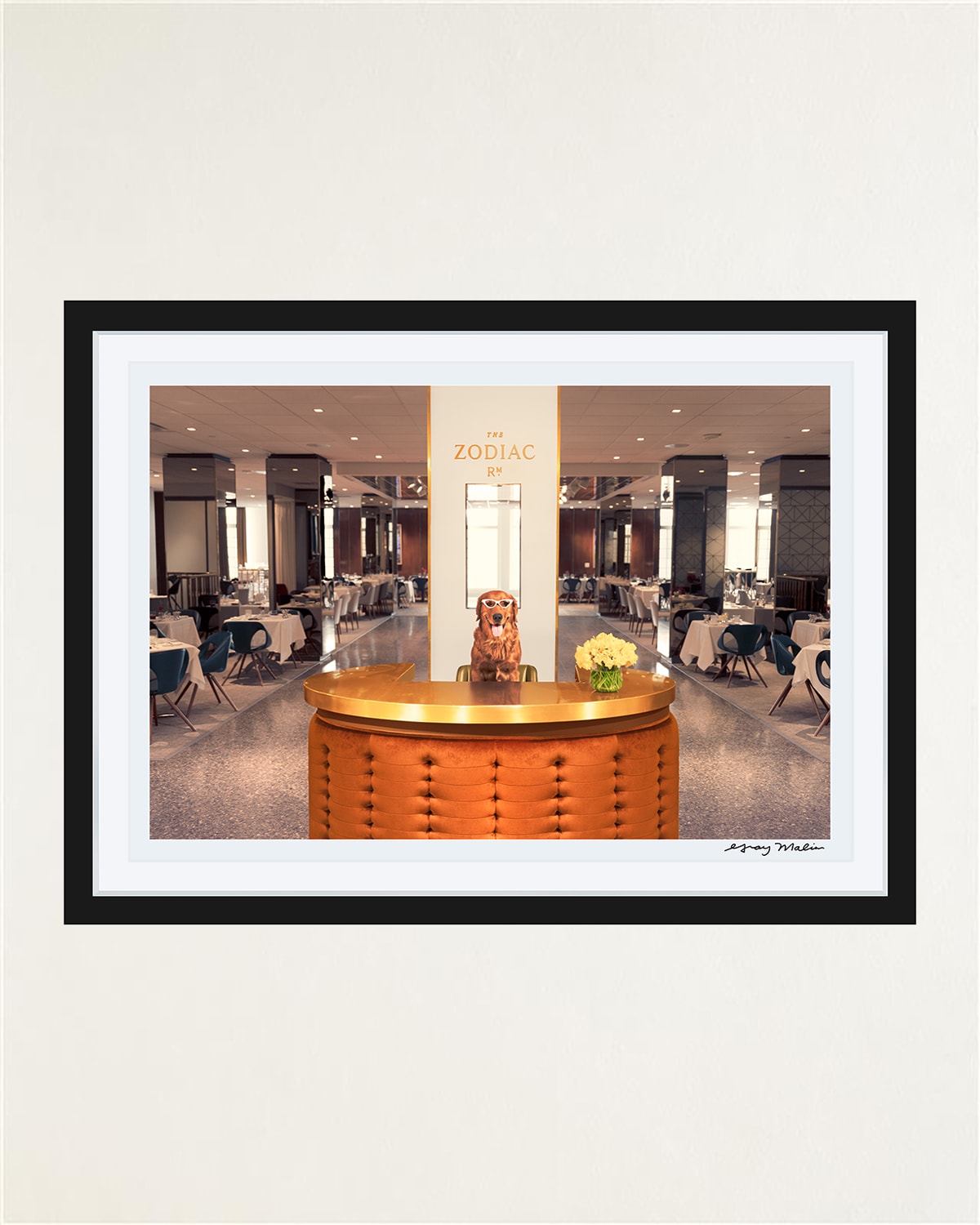 Gray Malin Welcome To The Zodiac Room, Neiman Marcus, Downtown Dallas Framed Fine Art Photography Print