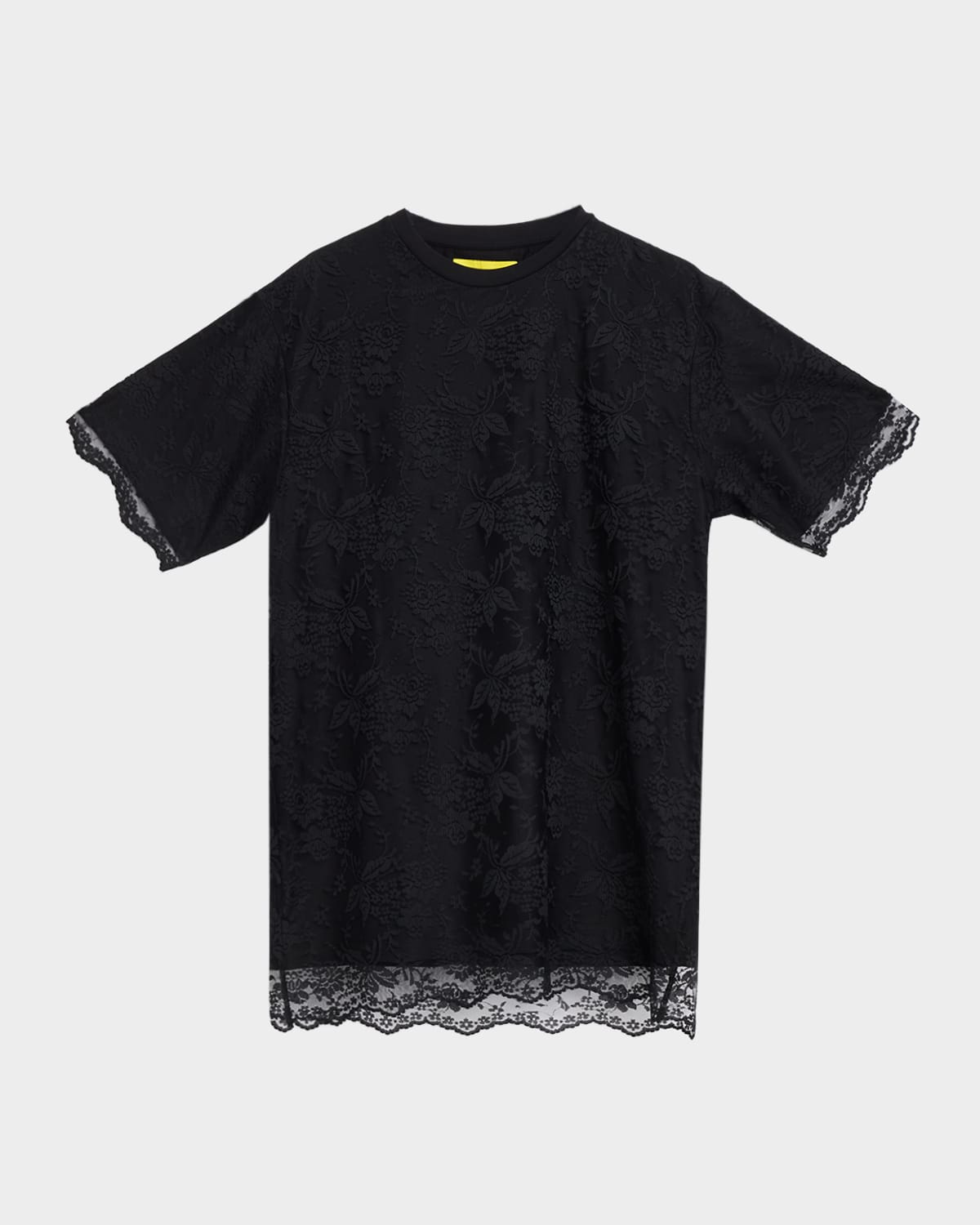 Marques'Almeida Relaxed-Fit Lace T-Shirt