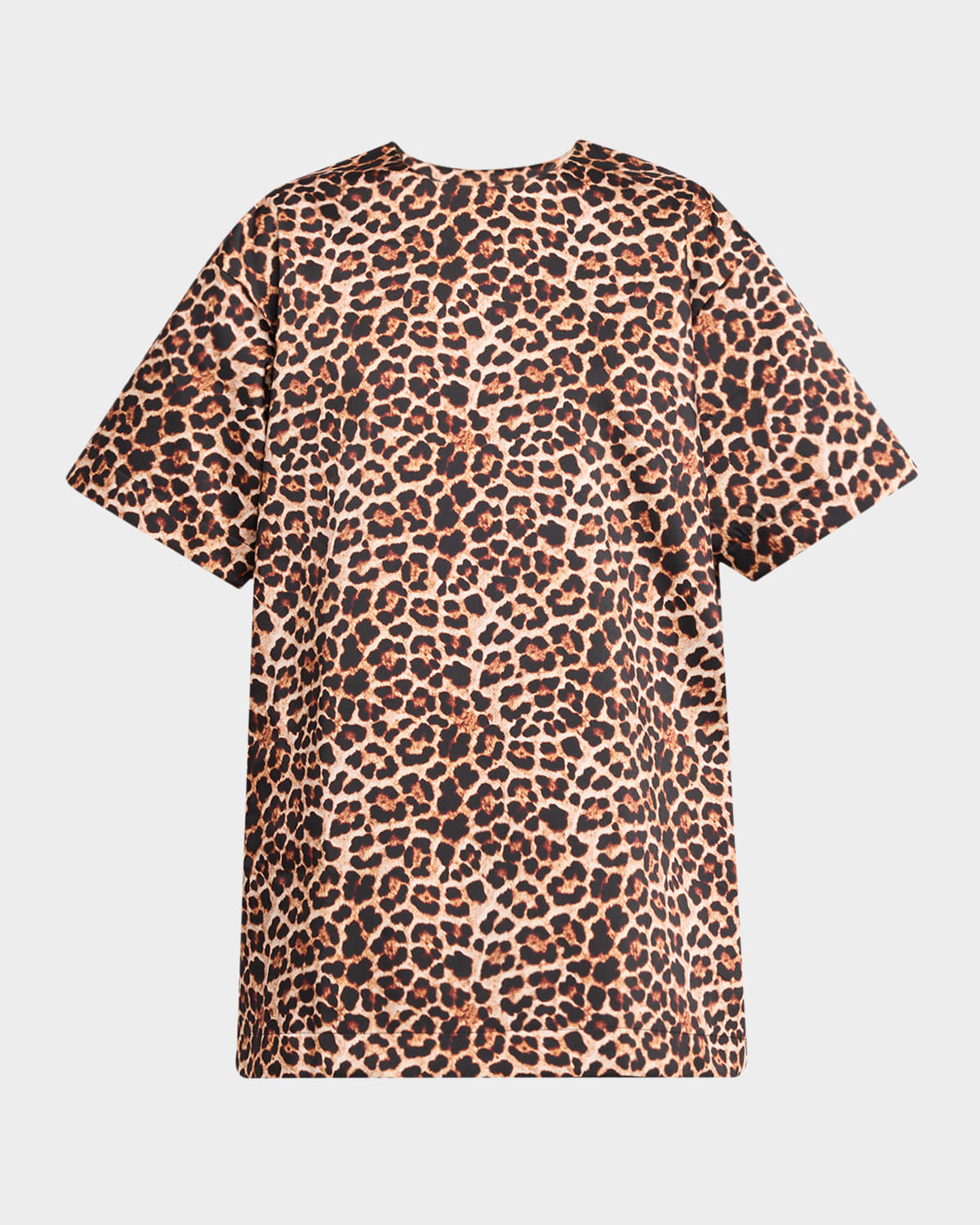 Marques'Almeida Leopard-Print T-Shirt Dress