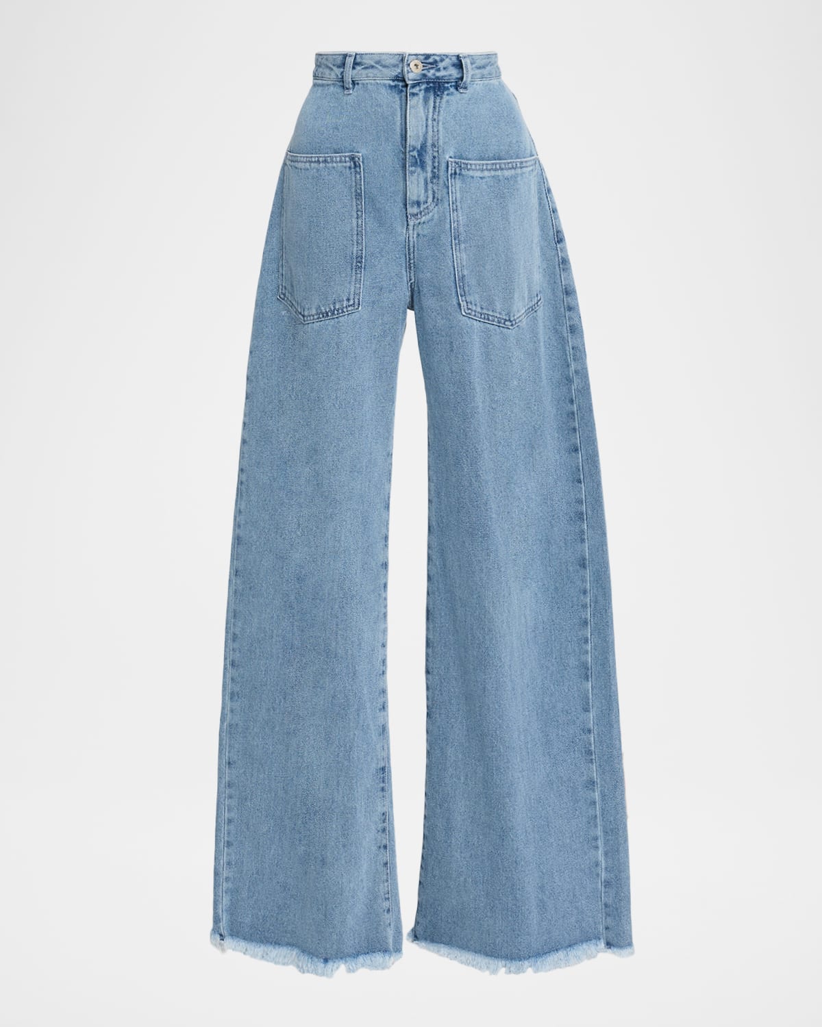 Marques'Almeida Patch-Pocket Boyfriend Jeans