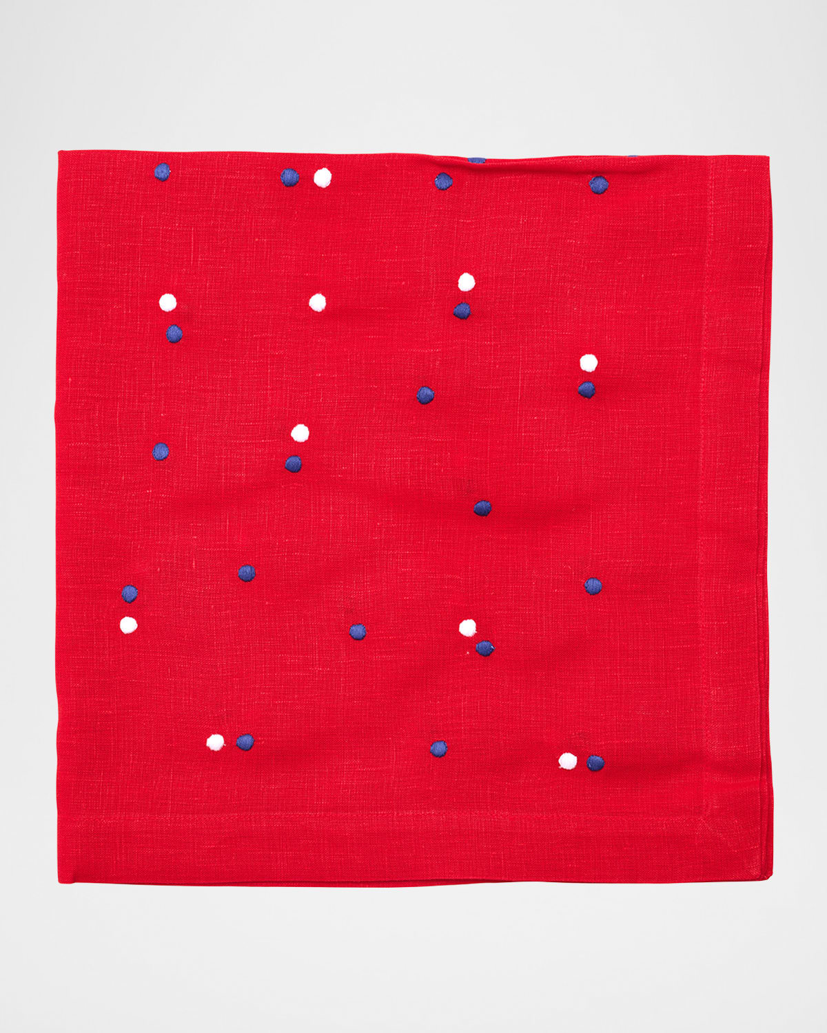 Deborah Rhodes Scattered Dots Embroidered Napkin, Set Of 4