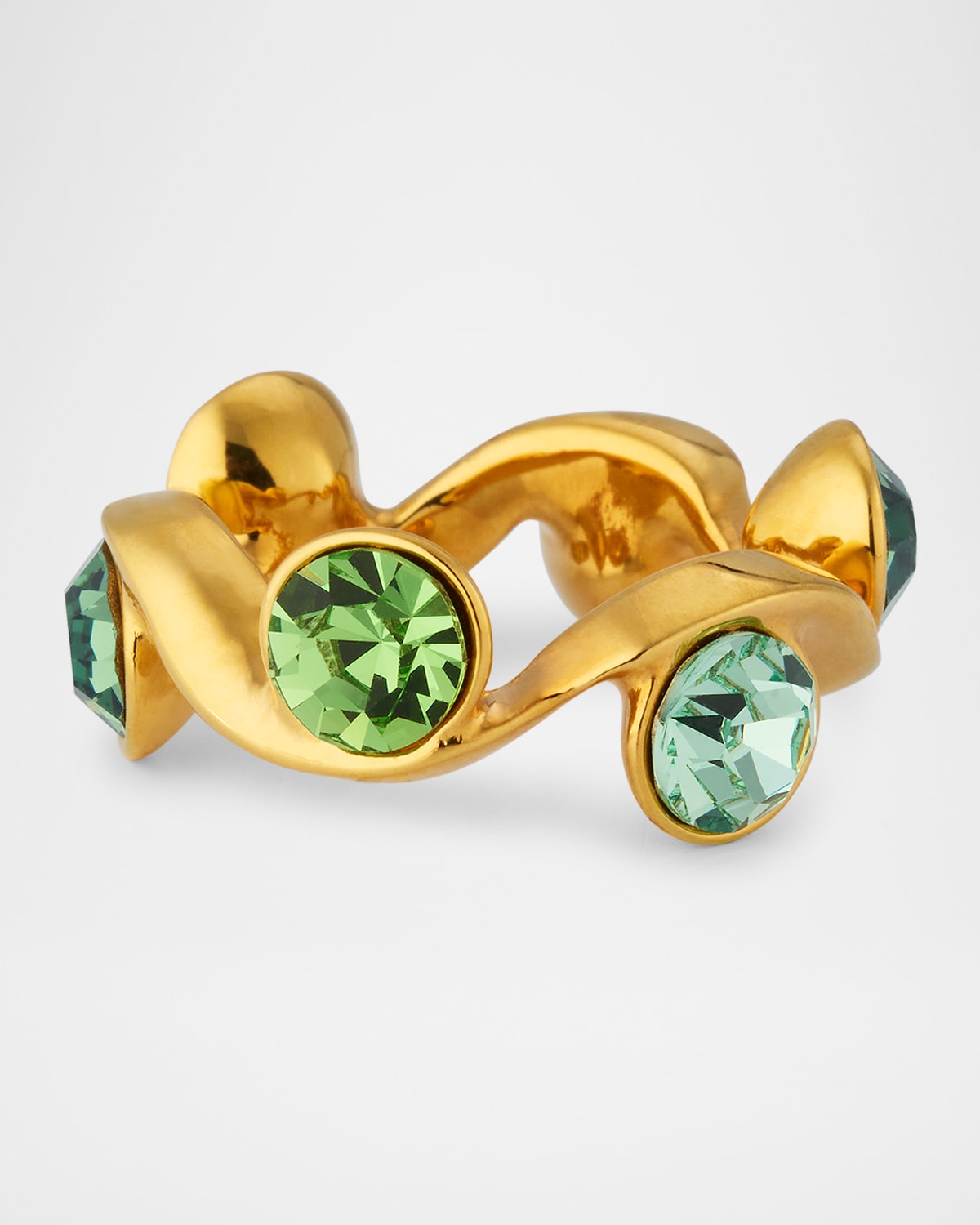 Crystal Wave Ring