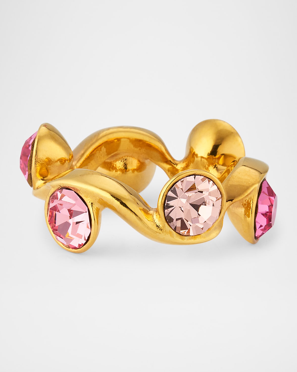 Crystal Wave Ring
