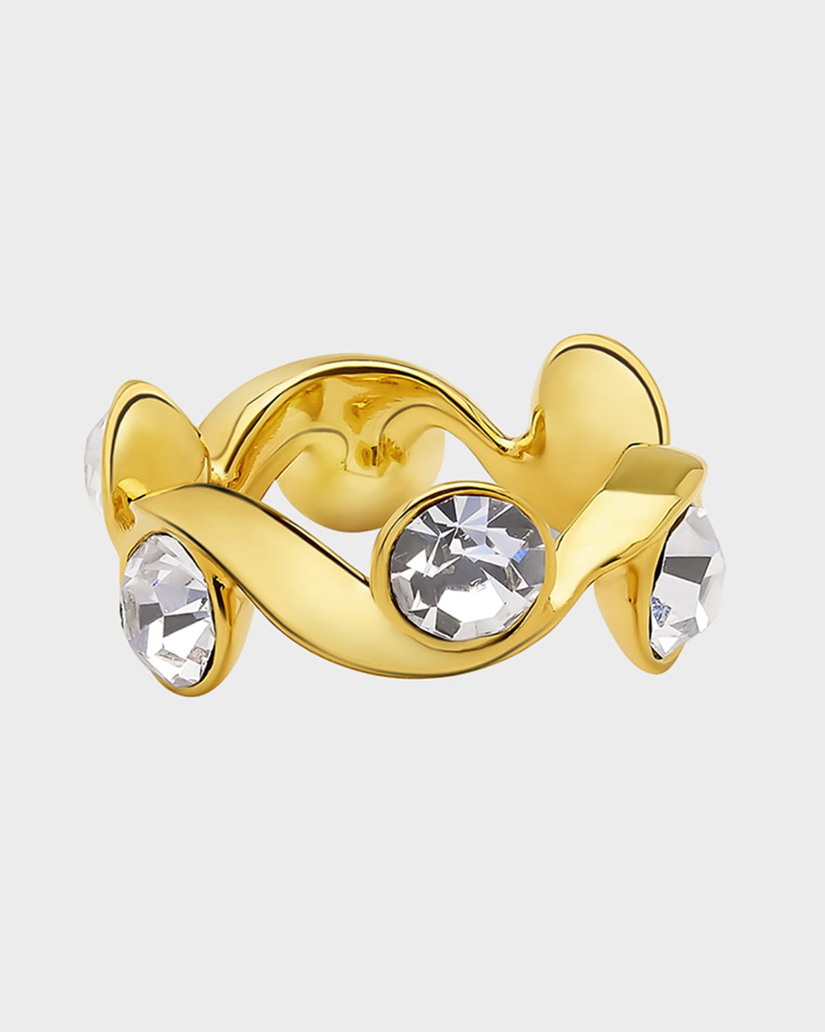Crystal Wave Ring