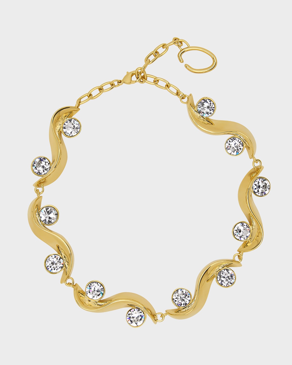 Crystal Wave Necklace