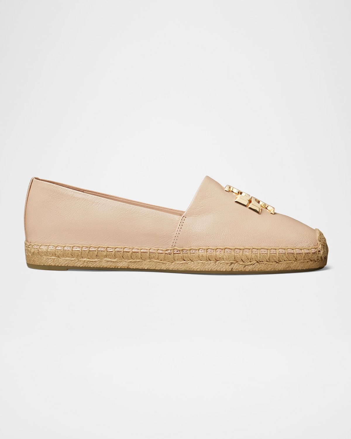 Shop Tory Burch Eleanor Leather Medallion Espadrilles