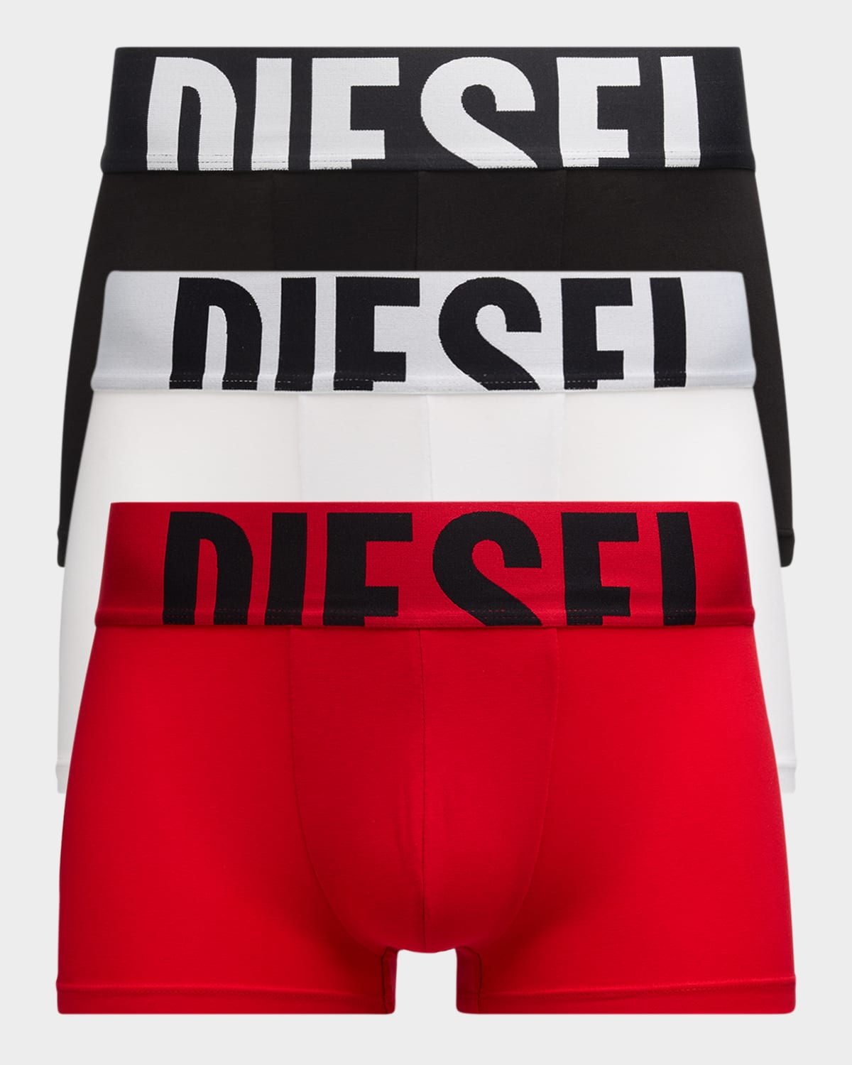 Diesel Men's Damien Multicolor Dpop 3-pack Boxer Briefs In Multi