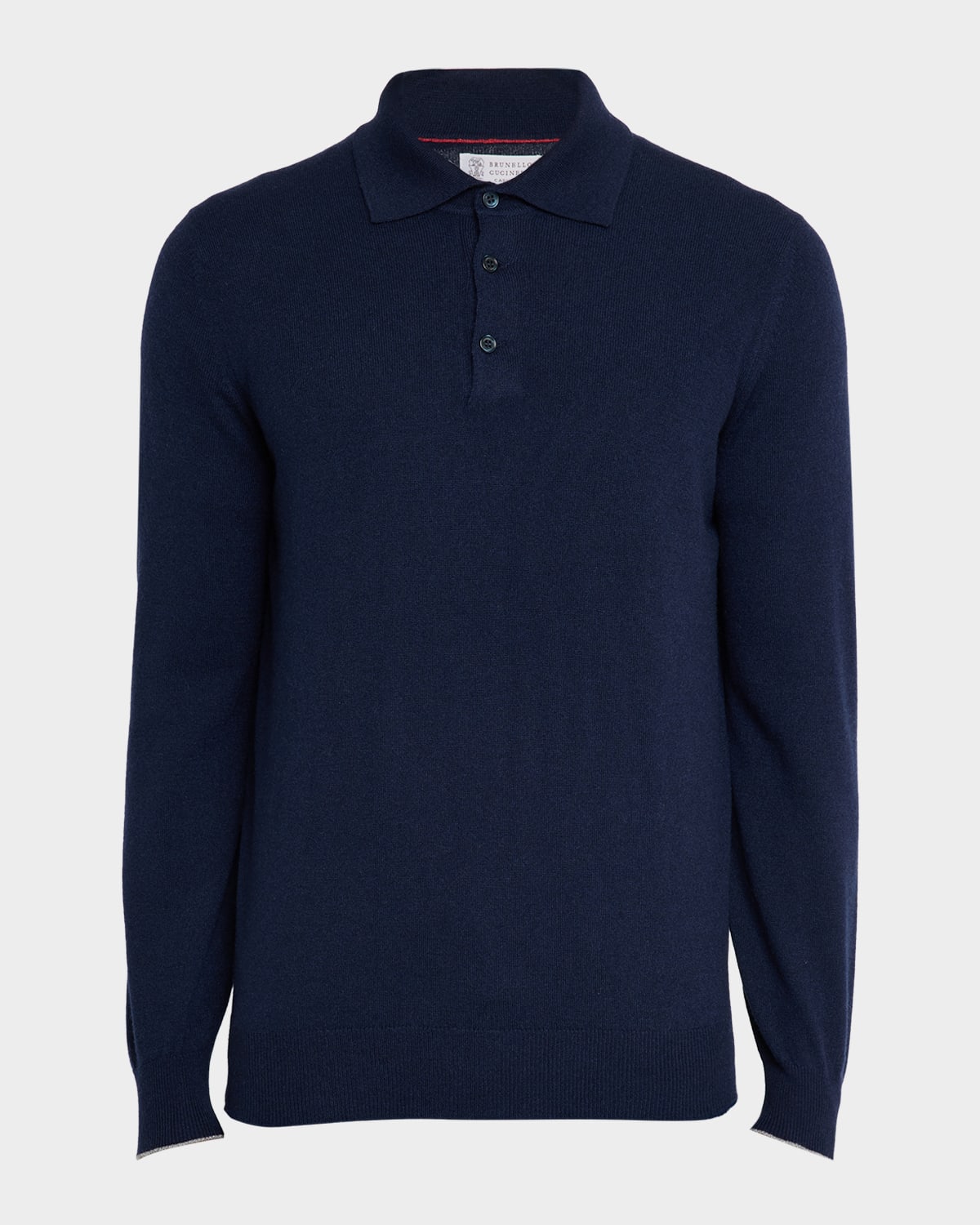 Men's Premium Cashmere Polo Sweater