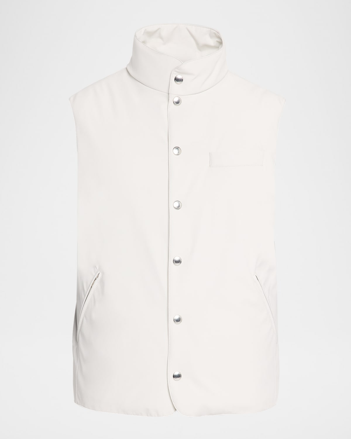 Men's Nylon Snap-Front Down Vest