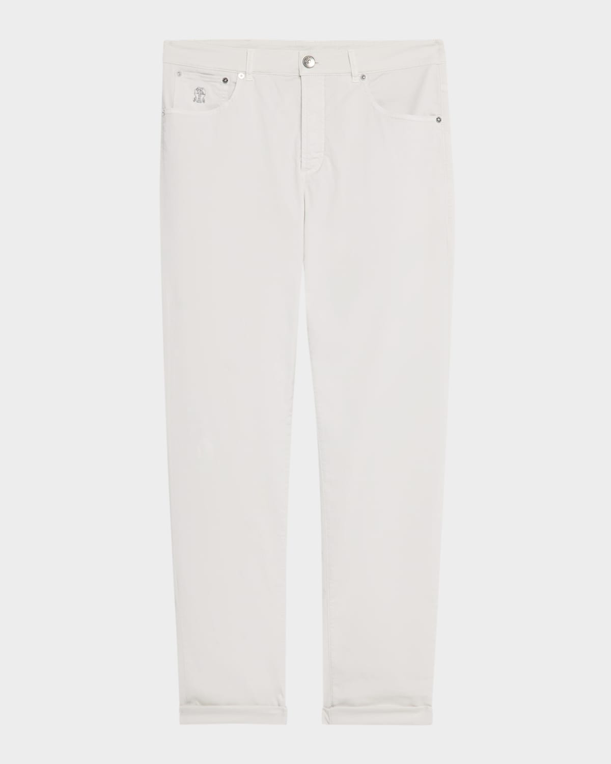 Men's Italian-Fit Denim Five-Pocket Pants