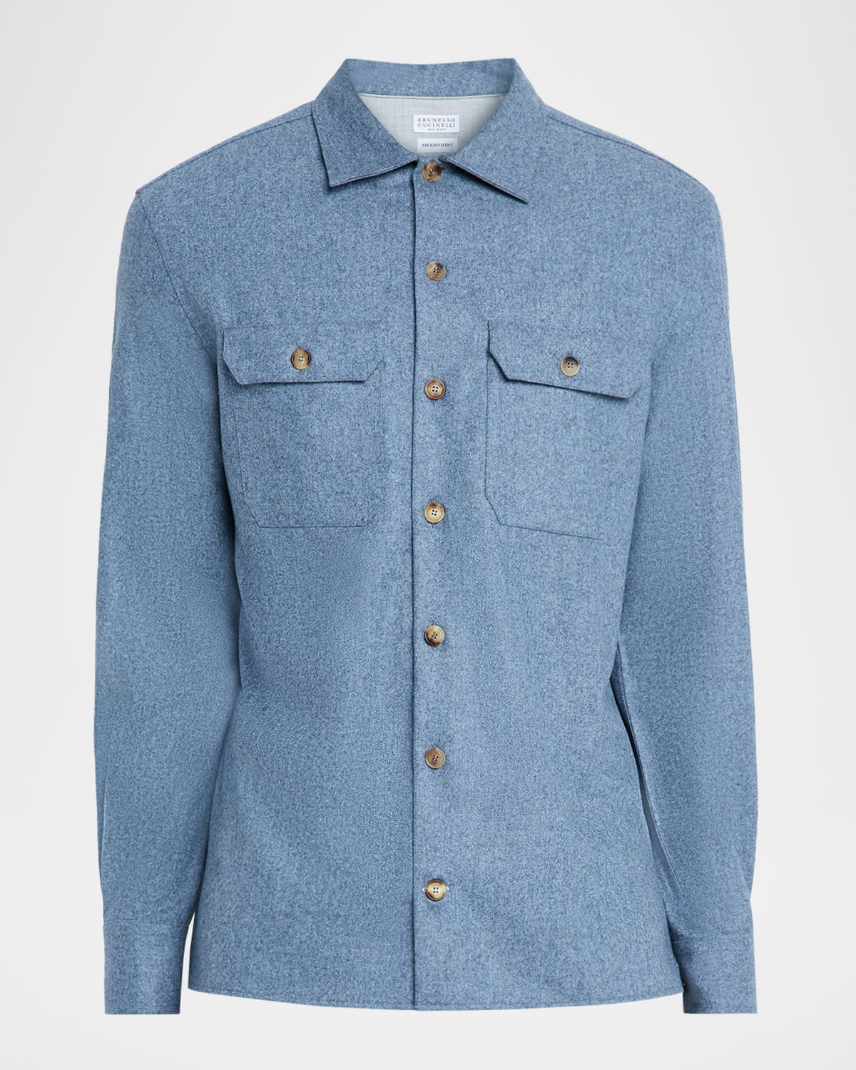 Men's Carded Flannel Overshirt