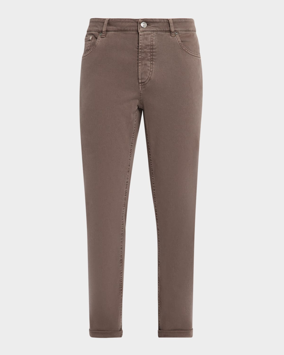 Men's Traditional-Fit Denim Five-Pocket Pants