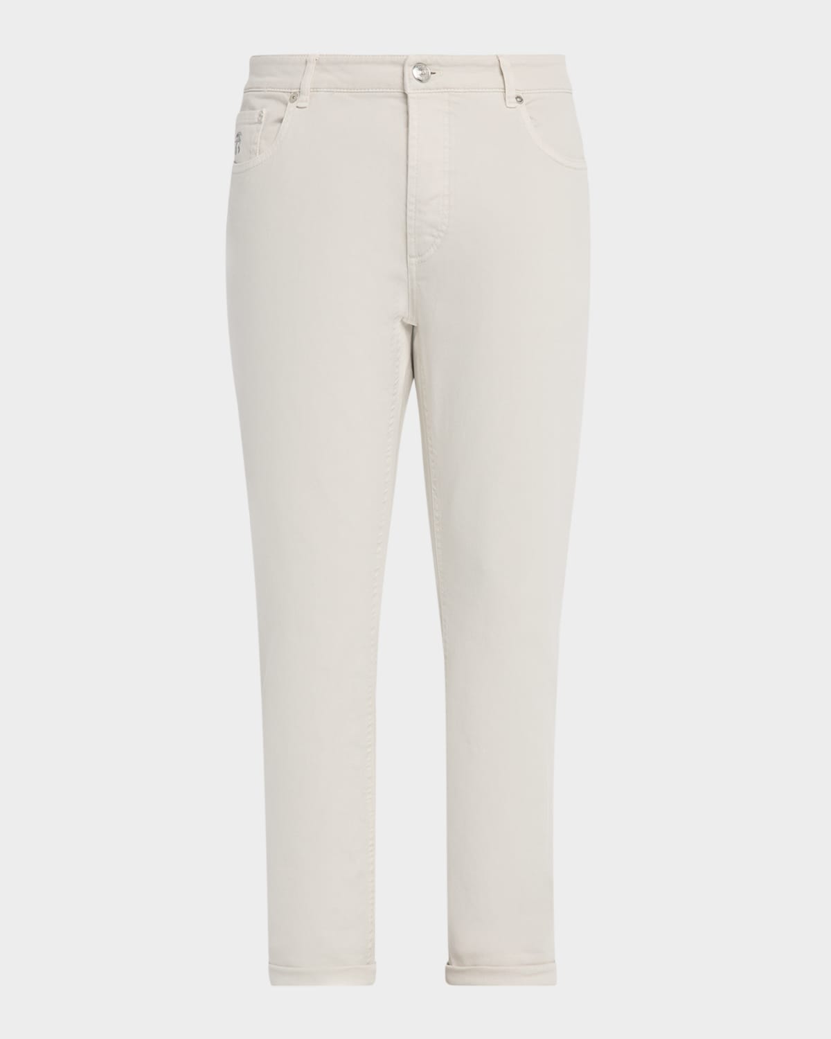 Men's Traditional-Fit Denim Five-Pocket Pants