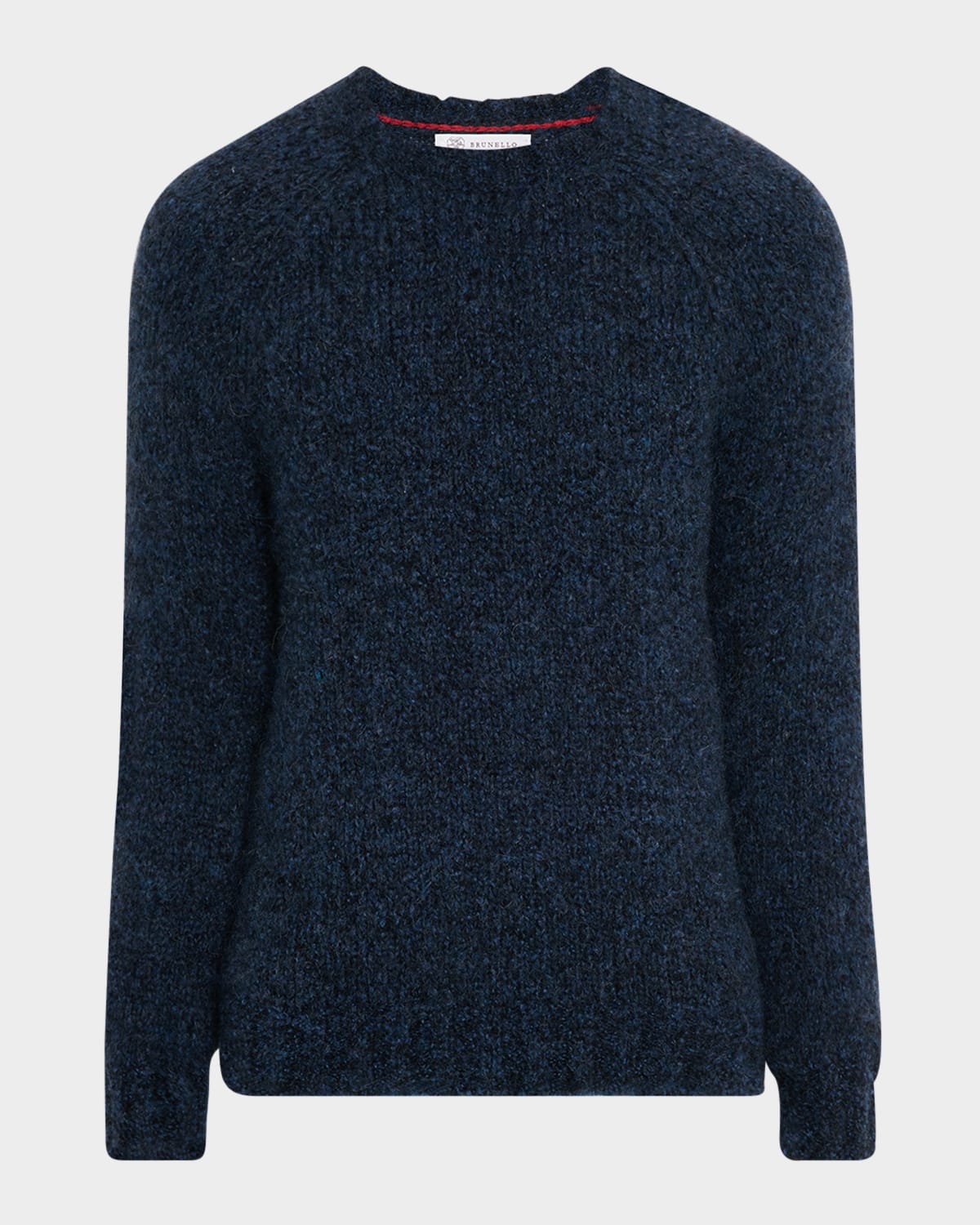 Brunello Cucinelli Alpaca-blend Sweater In Blue