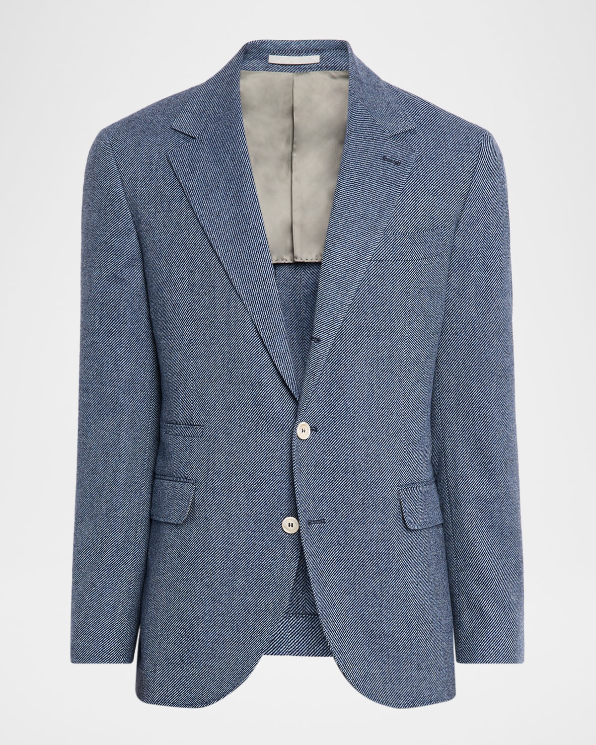 Men's Cavallery Twill Single-Breasted Sport Coat