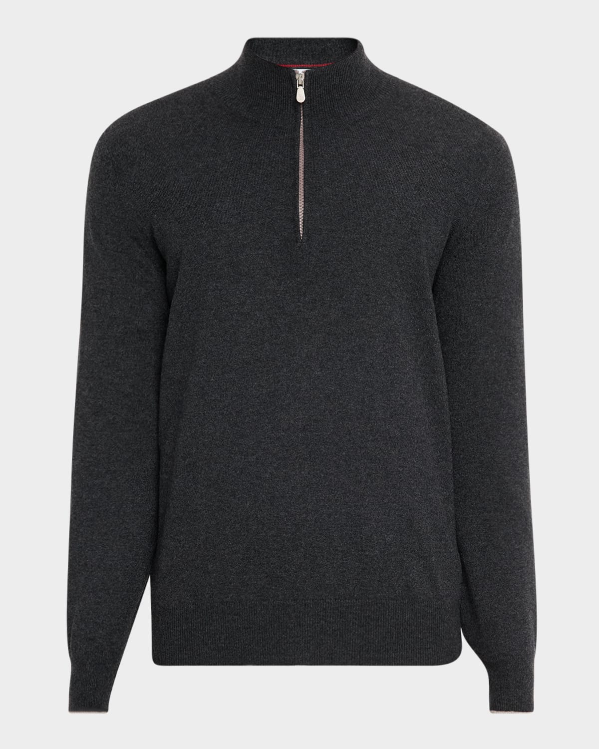 Men's Cashmere Quarter-Zip Sweater