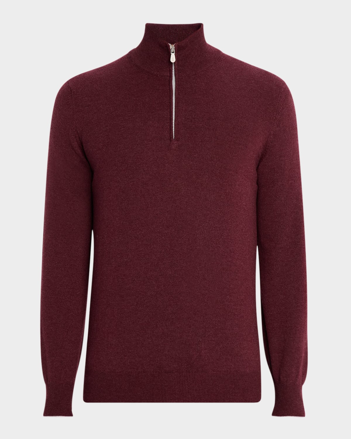 Men's Cashmere Quarter-Zip Sweater