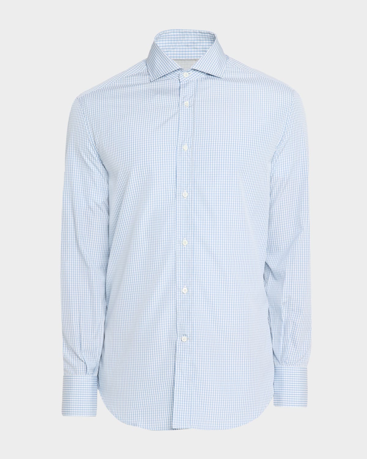 Brunello Cucinelli Button-down Collar Shirt In Blue