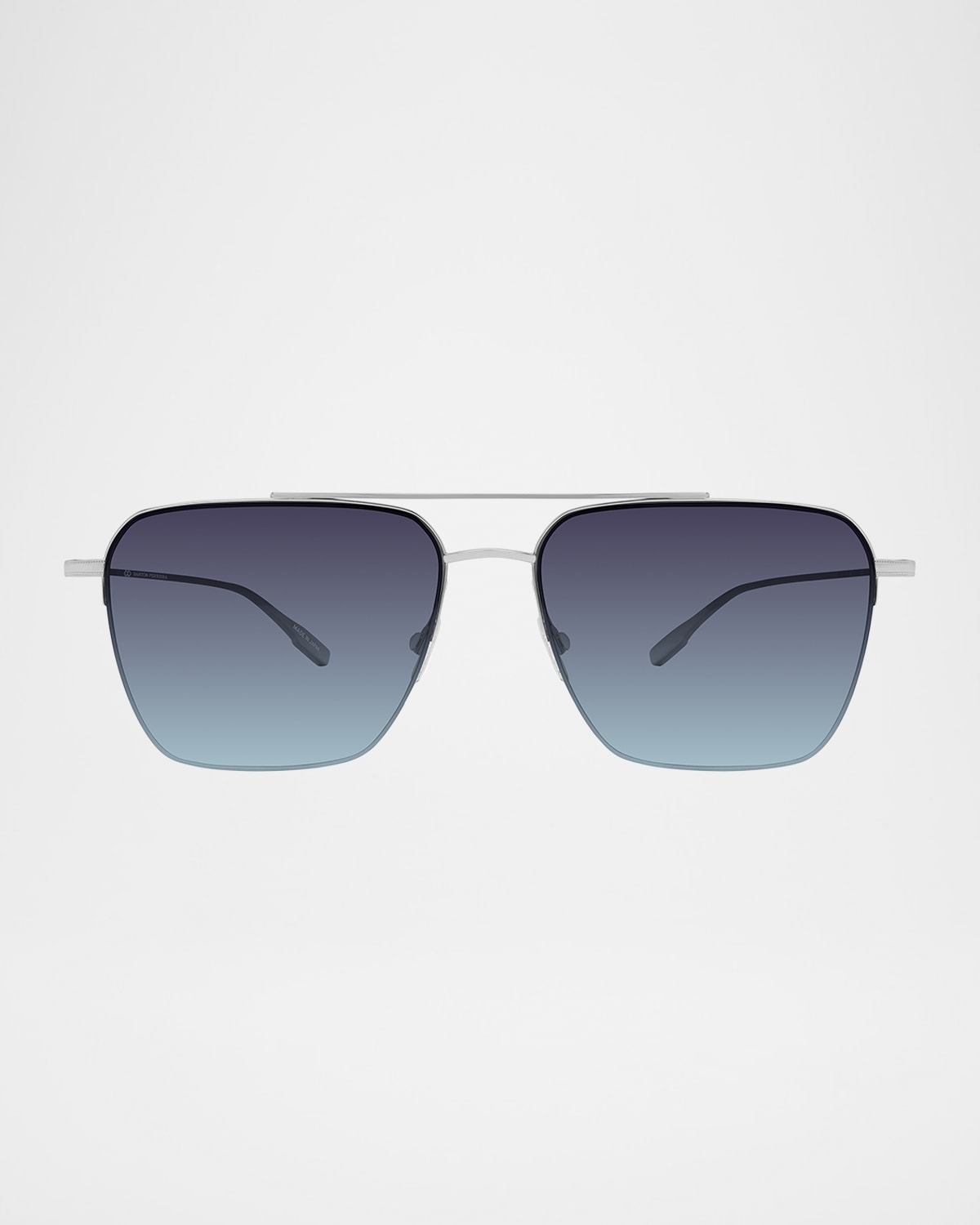 BARTON PERREIRA MEN'S ARMSTRONG TITANIUM AVIATOR SUNGLASSES 