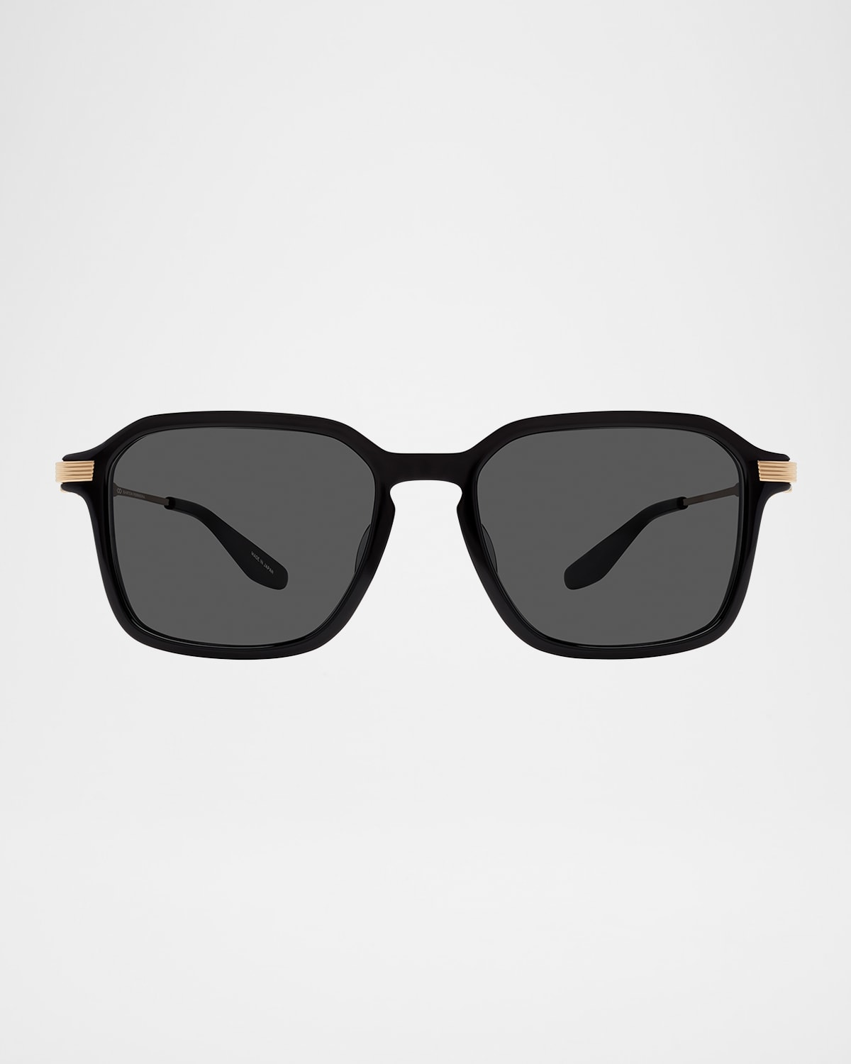 BARTON PERREIRA MEN'S DELON ACETATE AND TITANIUM RECTANGLE SUNGLASSES 