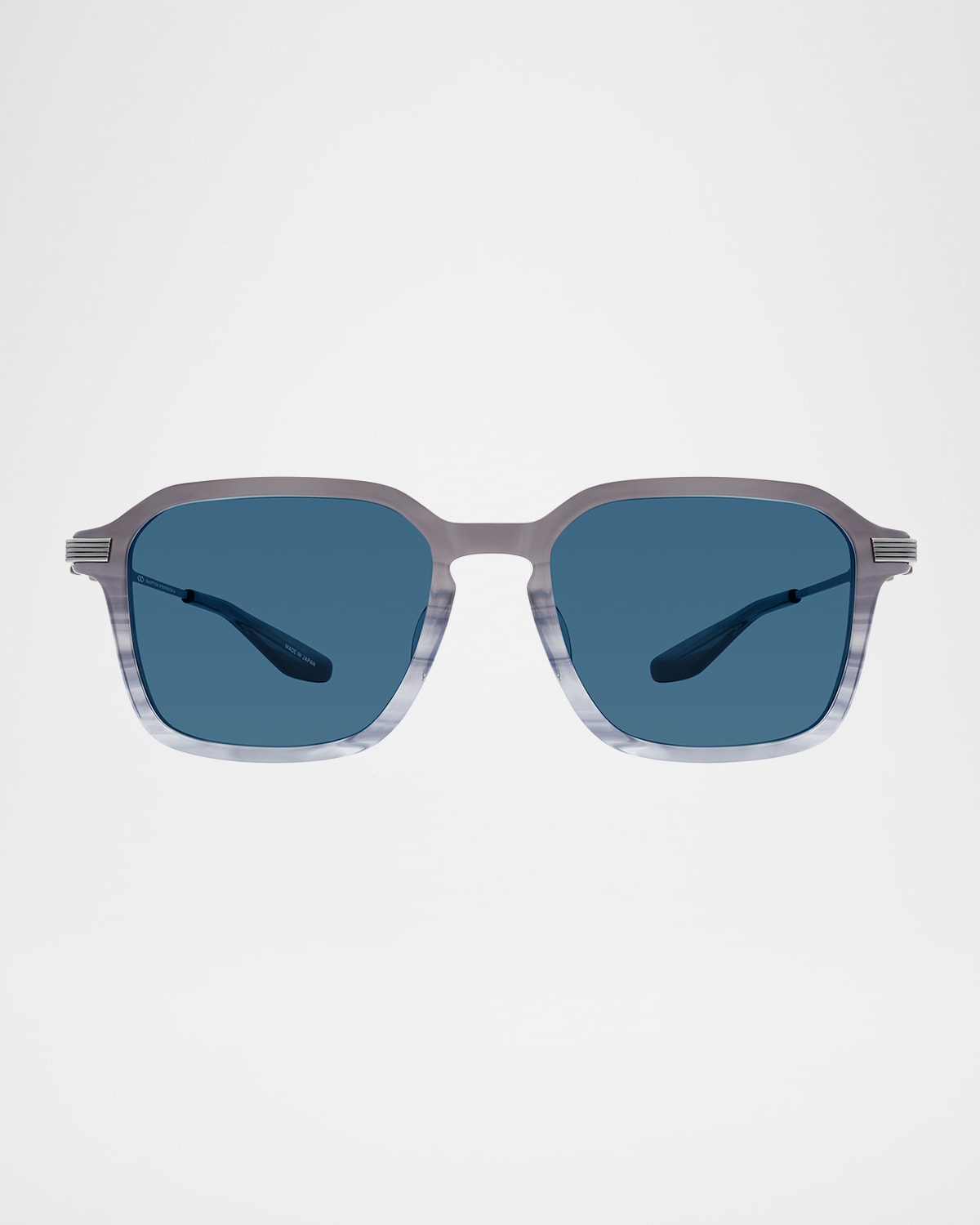 BARTON PERREIRA MEN'S DELON ACETATE AND TITANIUM RECTANGLE SUNGLASSES 