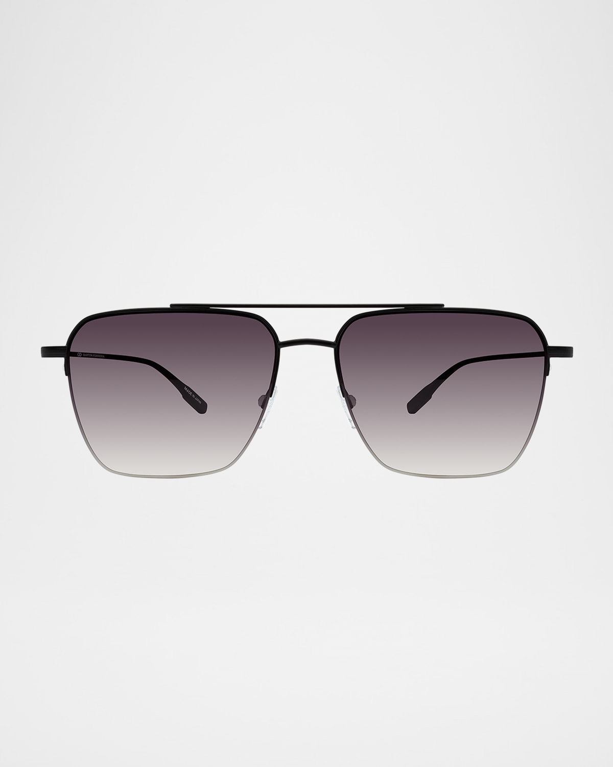 BARTON PERREIRA MEN'S ARMSTRONG TITANIUM AVIATOR SUNGLASSES 