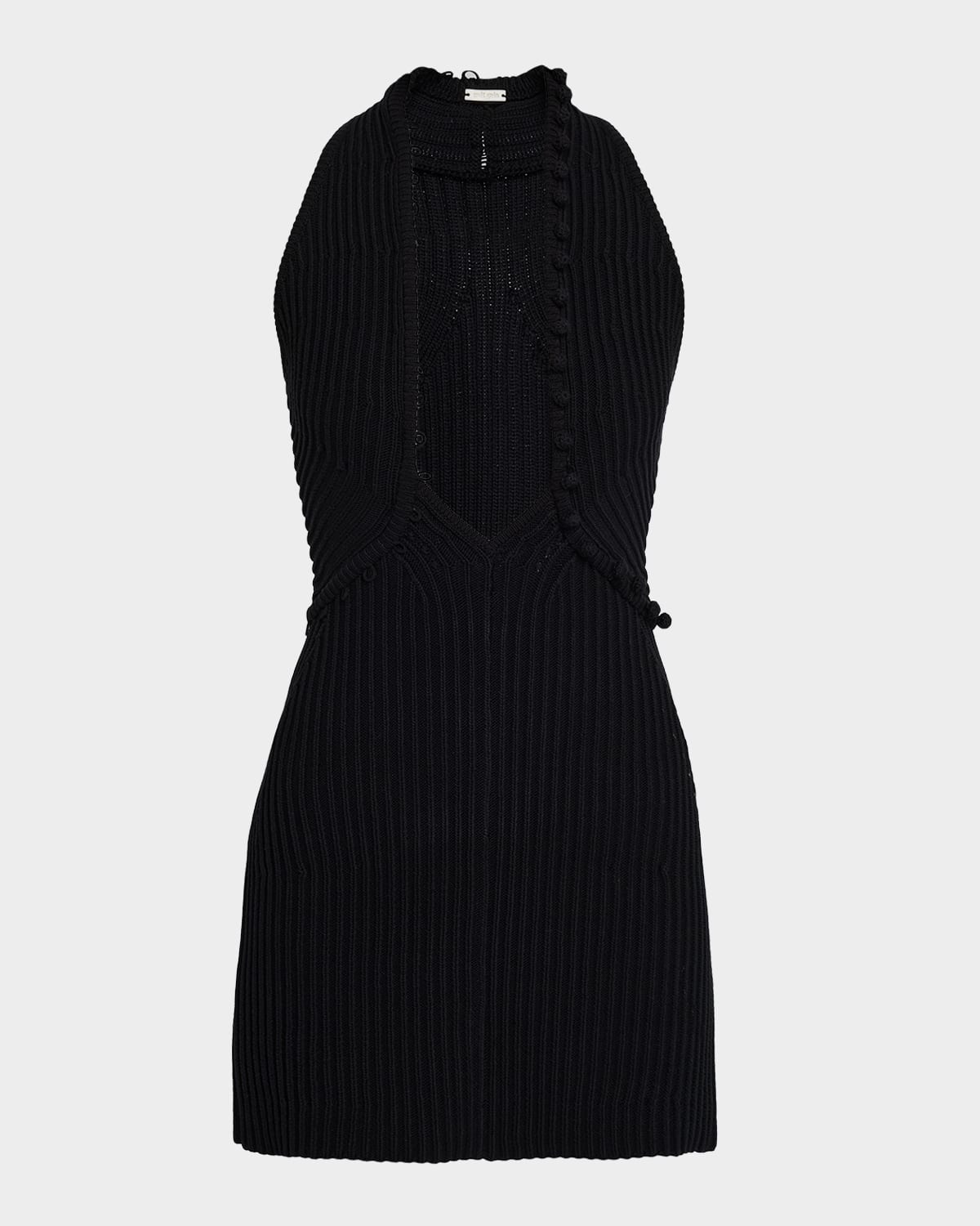 Cult Gaia Vivienne Knit Dress In Black