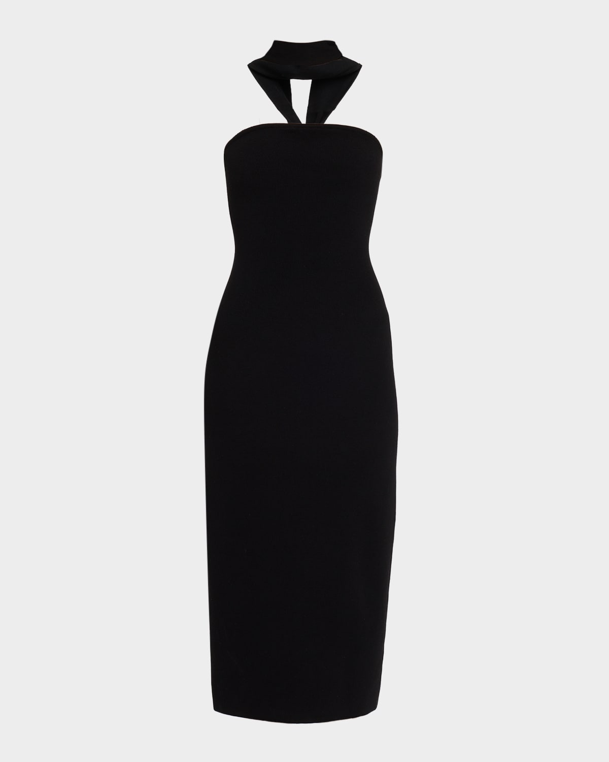Cult Gaia Erika Knit Dress In Black