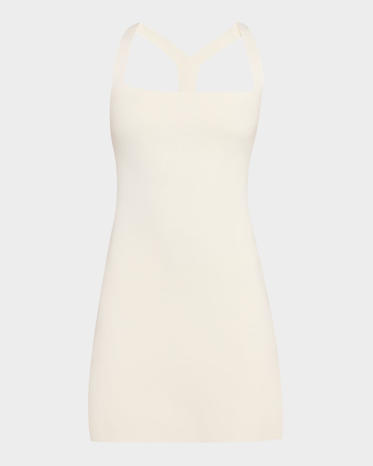 Cult Gaia Siam Knit Dress In White