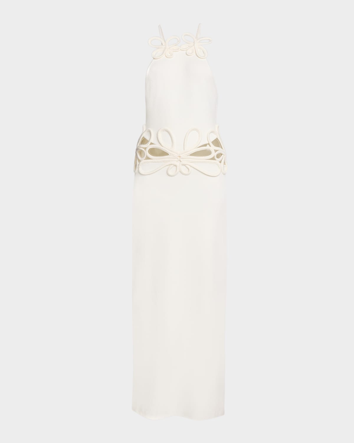 Cult Gaia Jena Knit Midi Dress In White