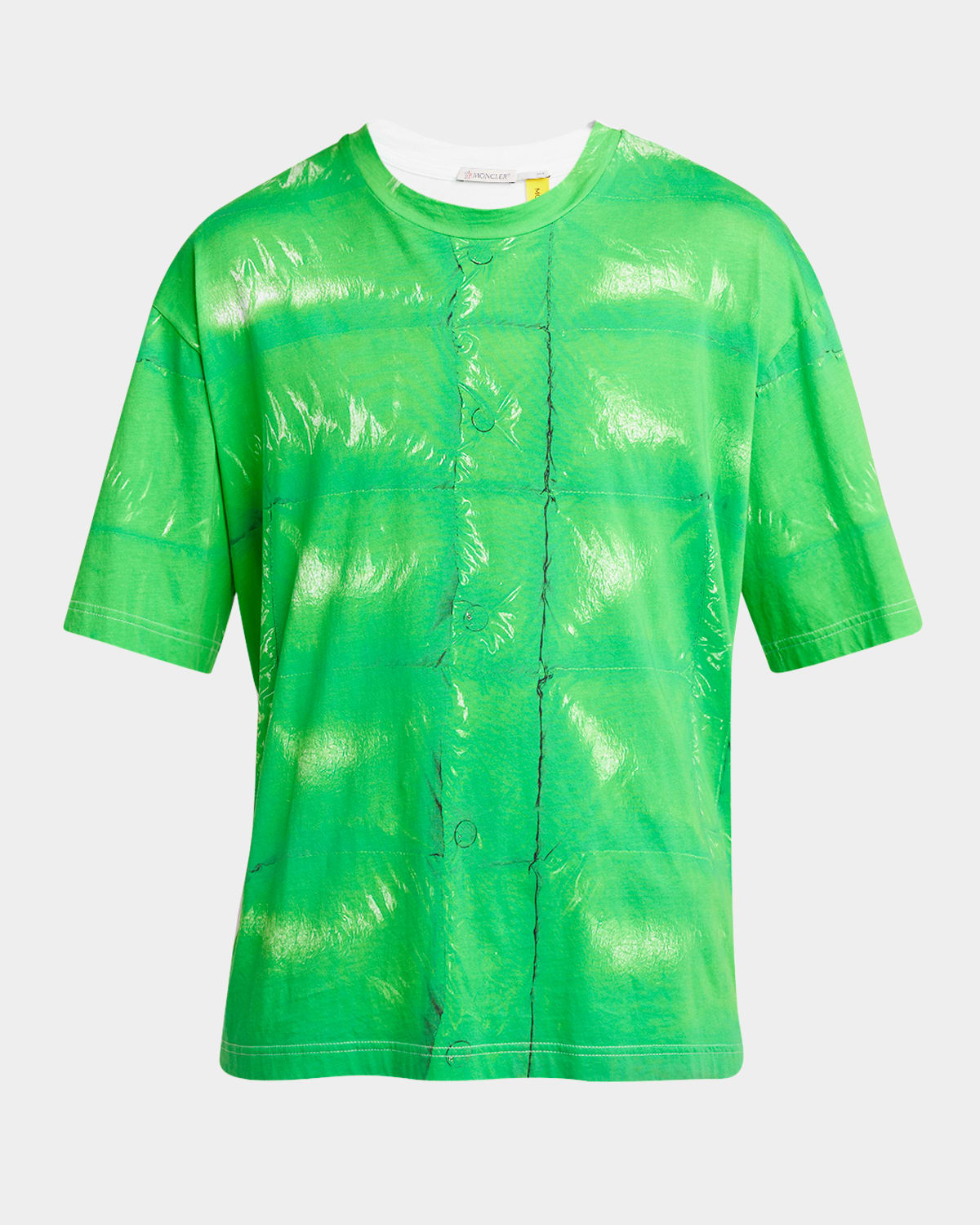 Moncler Genius X A$ap Rocky Men's Short-sleeve Graphic T-shirt In Green