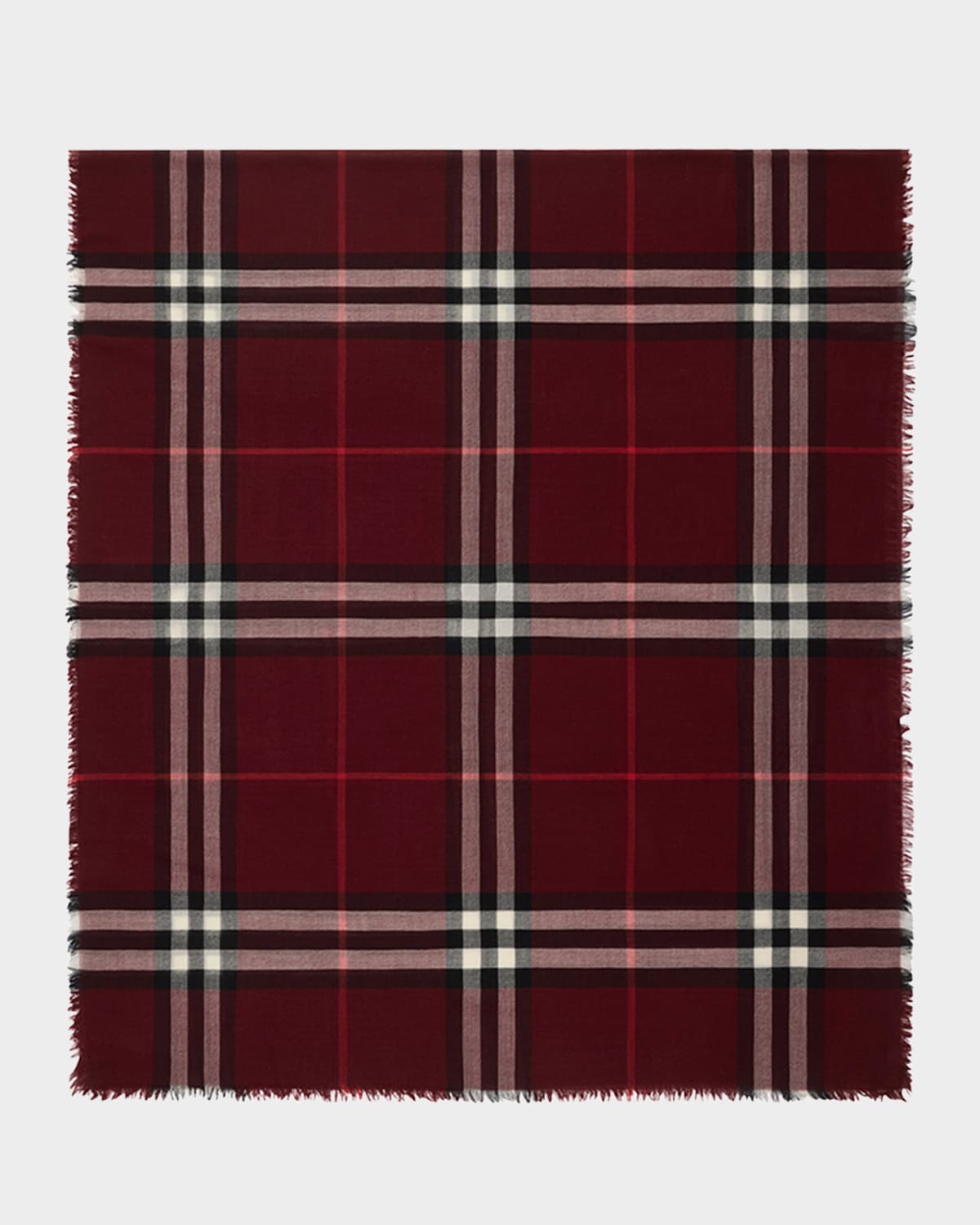 Burberry Men's Wool Large Check Scarf