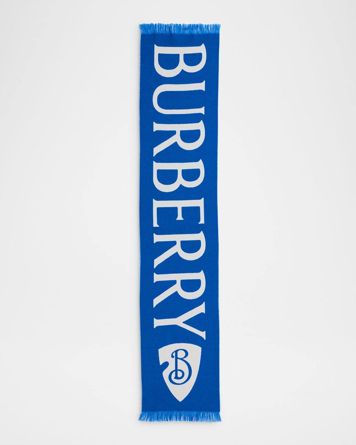 Men's Wool Logo Text B Shield Scarf