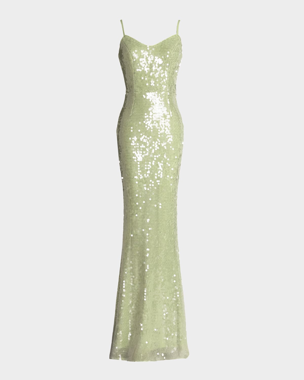 Zora Sleeveless Sequin Column Gown