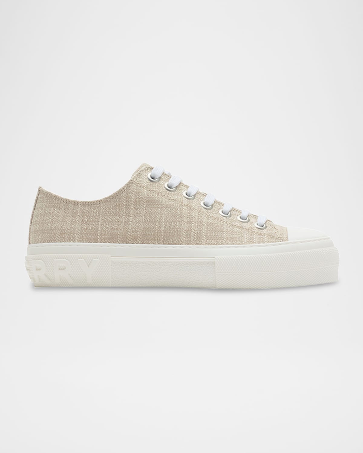 Burberry Jack Low-top Canvas Sneakers In Neutral