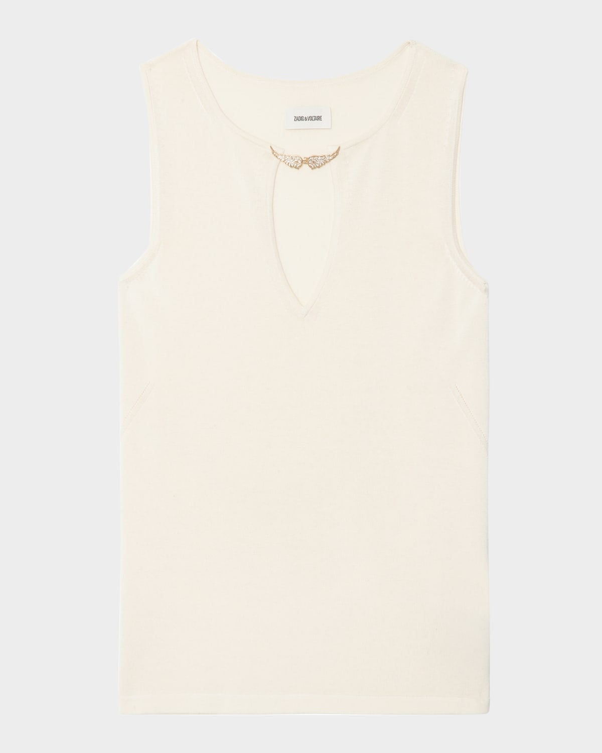 Zadig & Voltaire Sayani Cotton-blend Knit Tank Top