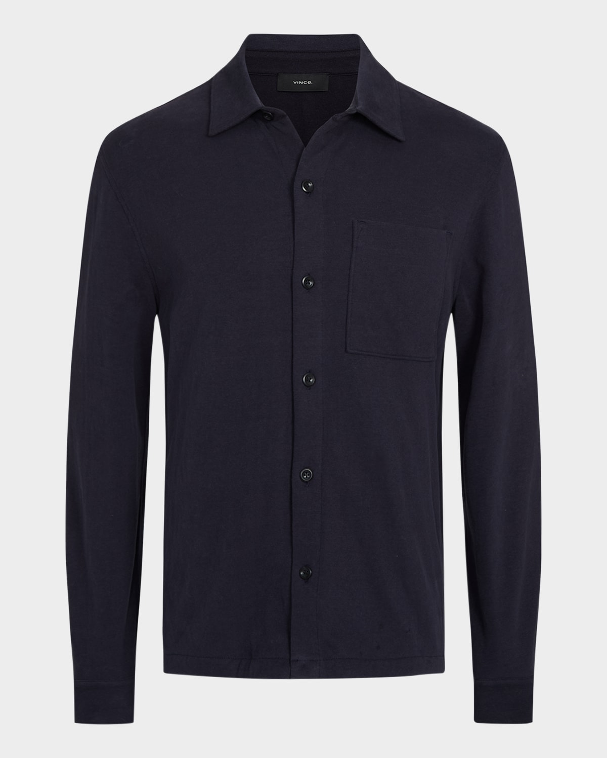 Men's Sueded Jersey Shirt Jacket