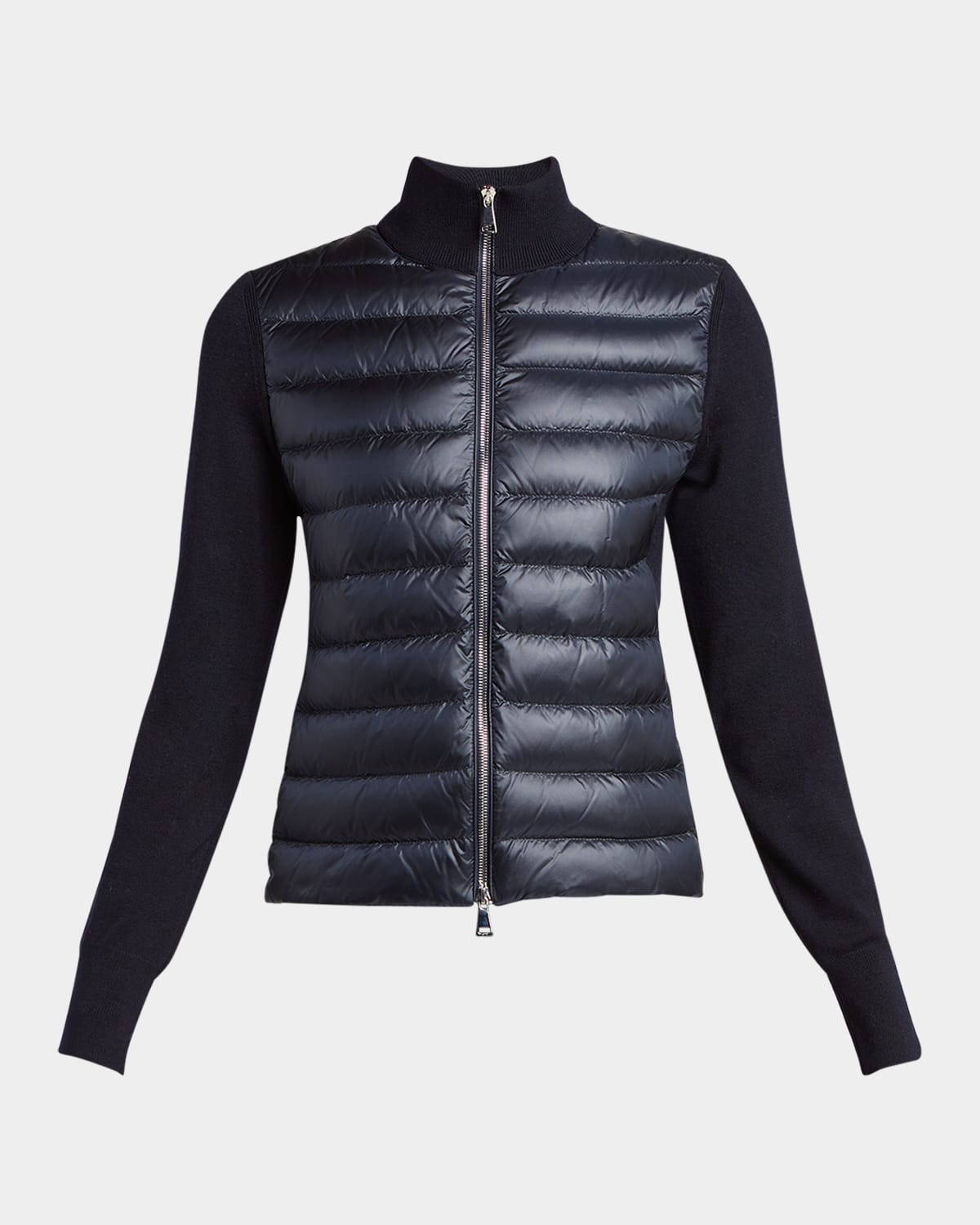 Moncler Combo Down Short Cardigan
