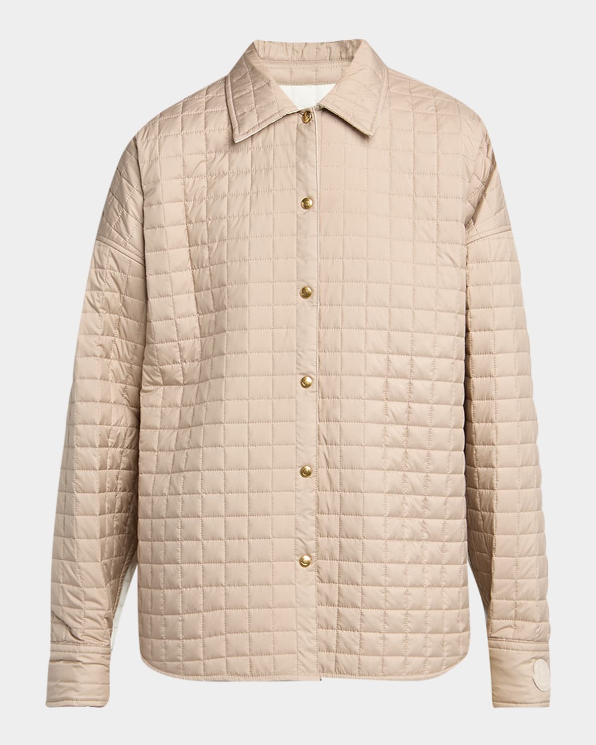 Reversible Quilted Shirt Jacket